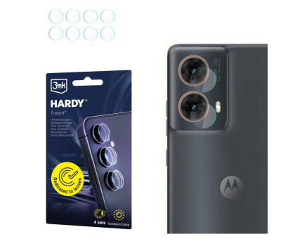 Szkło i folia ochronna 3mk Hardy Fusion Lens Protection do Motorola Moto G85
